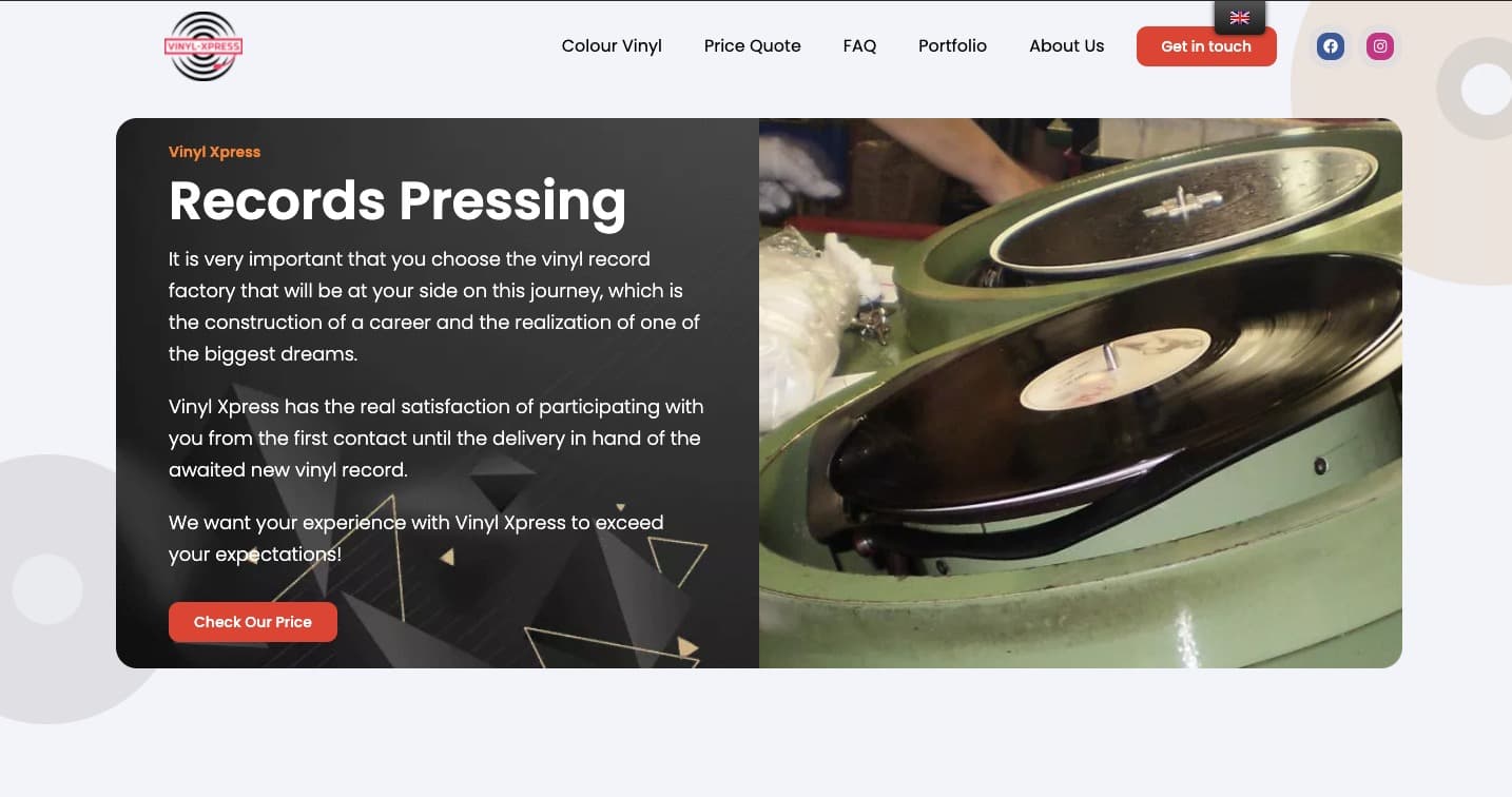 Vinyl Xpress — Industrial · E-commerce